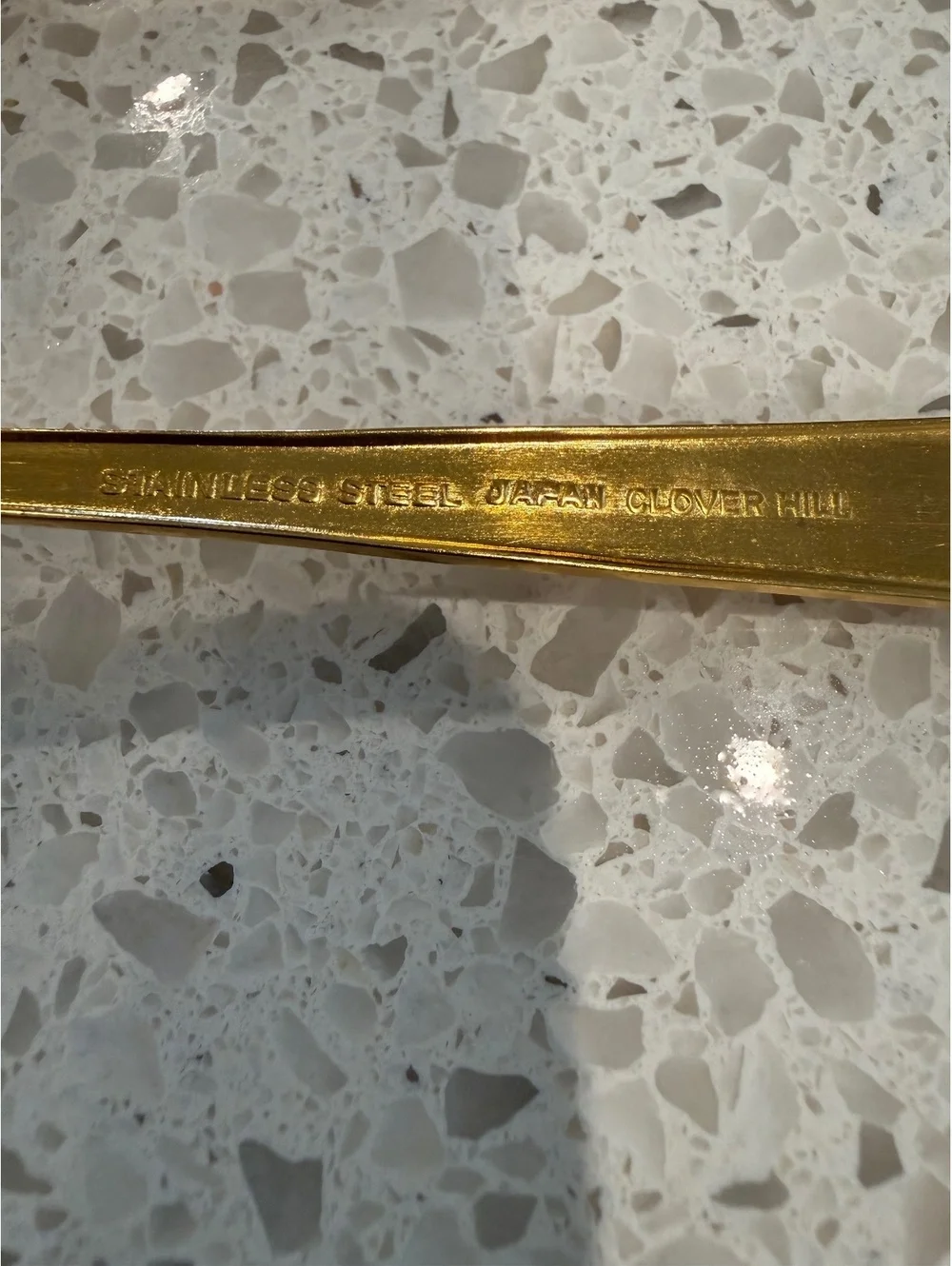 Gold plated stainless steel Japan 16 piece Clover Hill